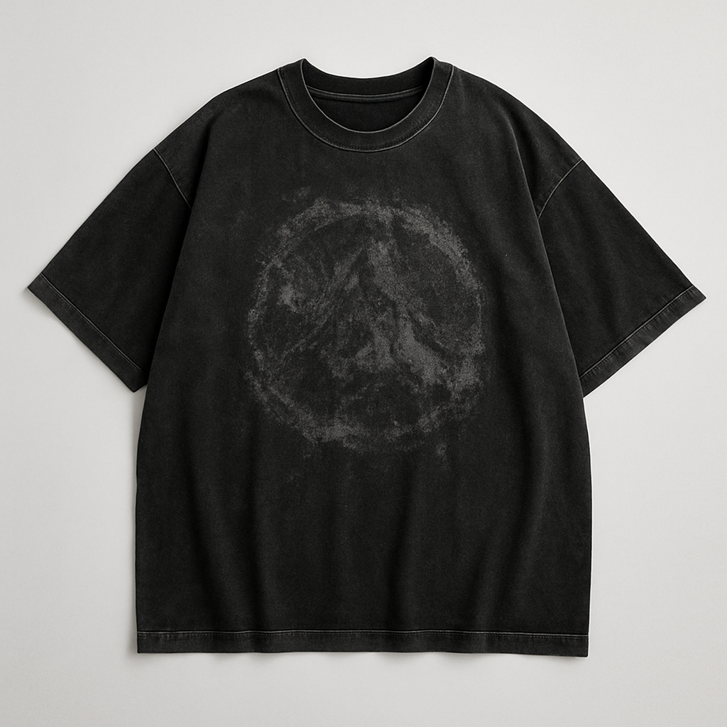 Skeleton graphic waffle sweater